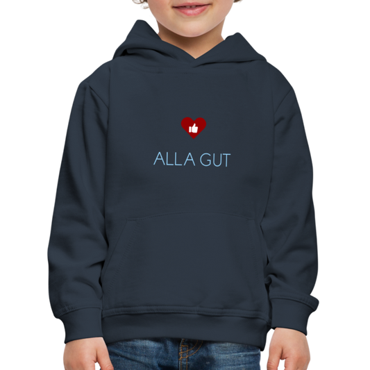 KINDER PREMIUM HOODIE - ALLA GUT DARK - Navy