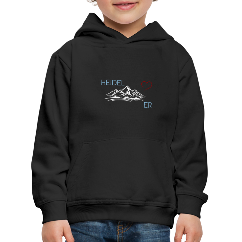 KINDER PREMIUM HOODIE - HEIDEL(BERG)ER DARK - Schwarz