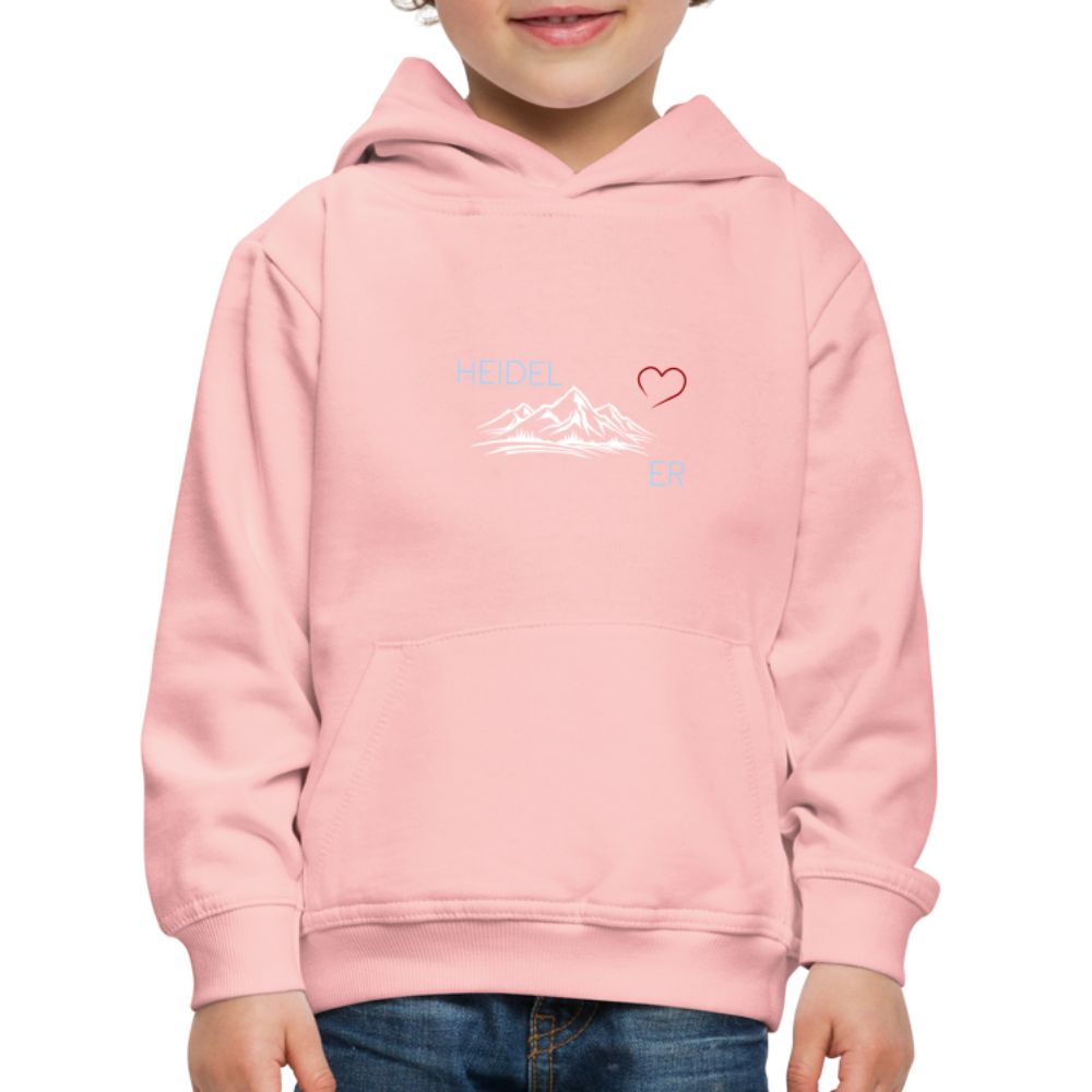 KINDER PREMIUM HOODIE - HEIDEL(BERG)ER DARK - Kristallrosa