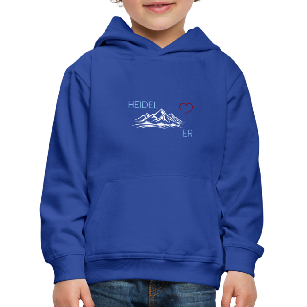 KINDER PREMIUM HOODIE - HEIDEL(BERG)ER DARK - Royalblau