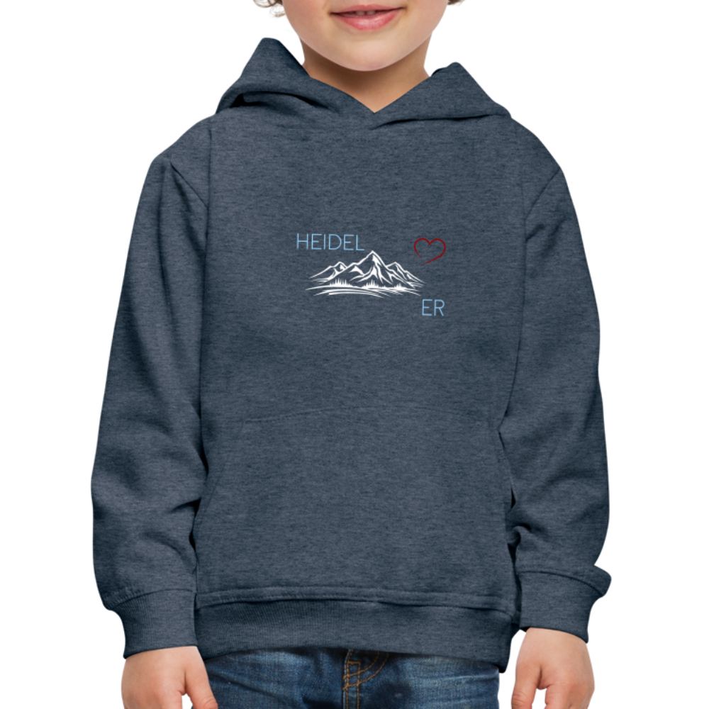 KINDER PREMIUM HOODIE - HEIDEL(BERG)ER DARK - Jeansblau