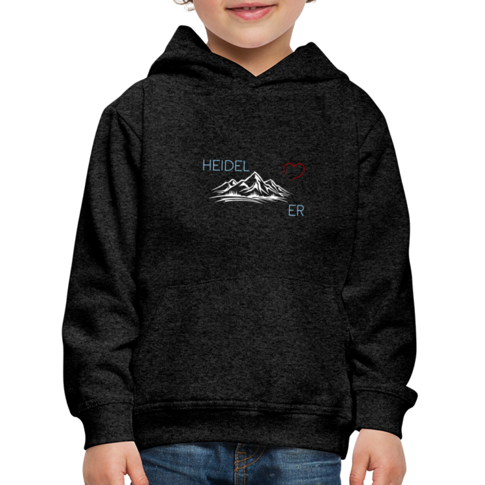 KINDER PREMIUM HOODIE - HEIDEL(BERG)ER DARK - Anthrazit