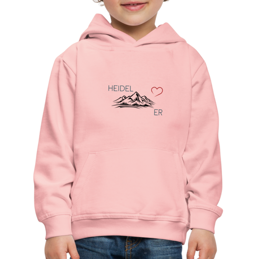 KINDER PREMIUM HOODIE - HEIDEL(BERG)ER TRANSPARENT - Kristallrosa