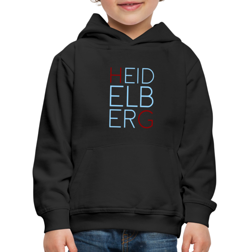 KINDER PREMIUM HOODIE - HEIDELBERG DARK - Schwarz