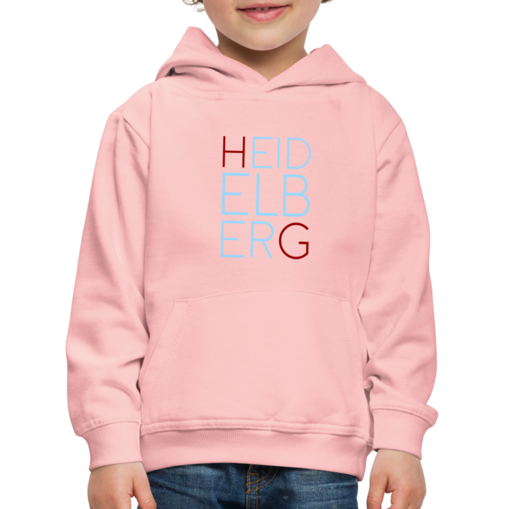 KINDER PREMIUM HOODIE - HEIDELBERG DARK - Kristallrosa