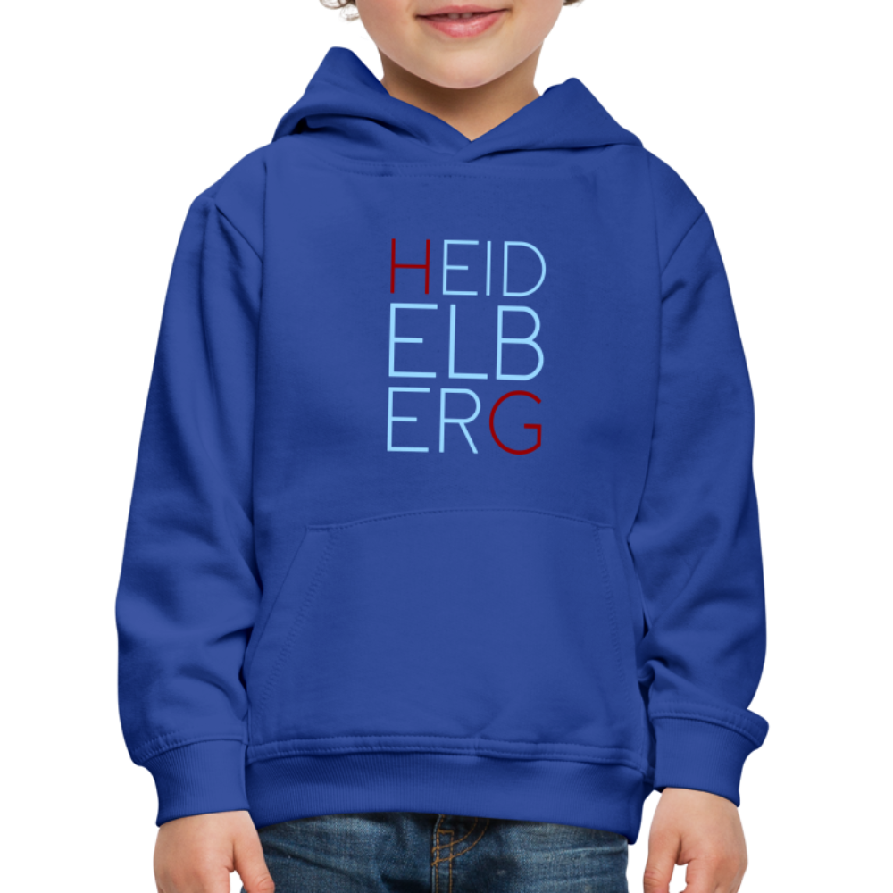KINDER PREMIUM HOODIE - HEIDELBERG DARK - Royalblau
