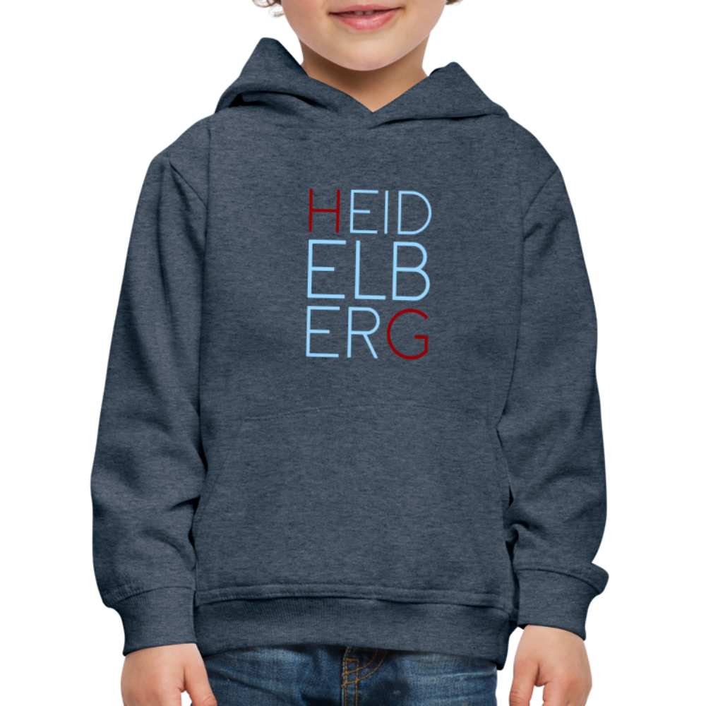 KINDER PREMIUM HOODIE - HEIDELBERG DARK - Jeansblau