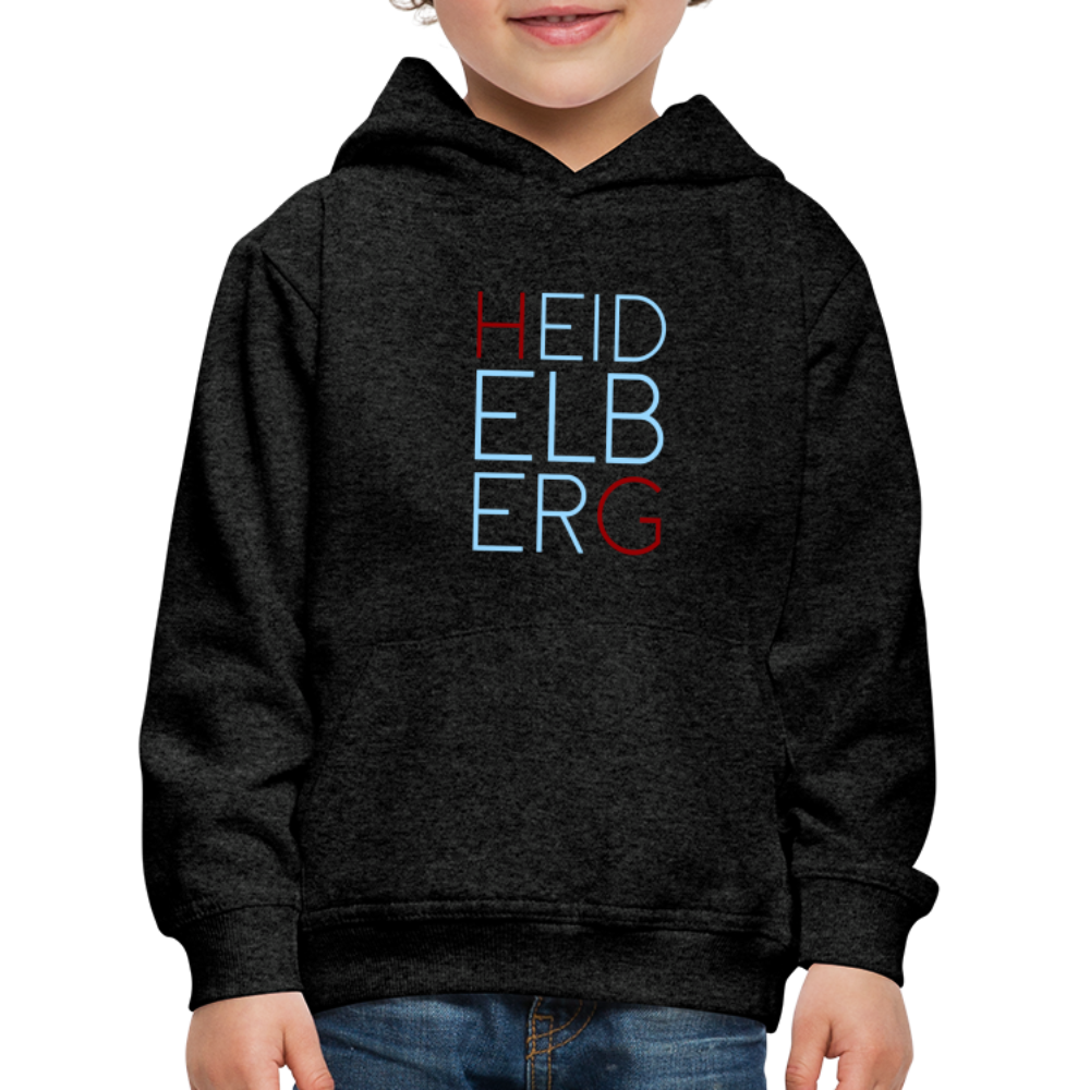 KINDER PREMIUM HOODIE - HEIDELBERG DARK - Anthrazit