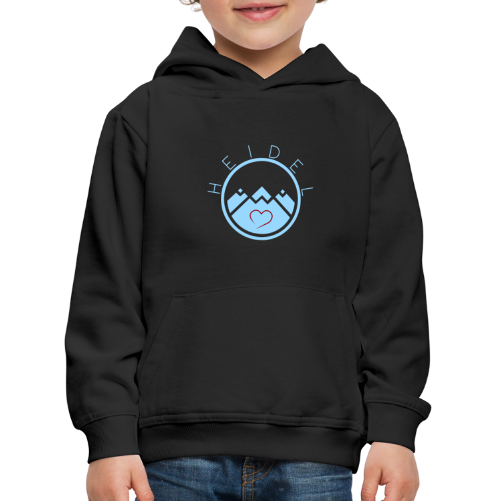 KINDER PREMIUM HOODIE - HEIDELSTORE DARK - Schwarz