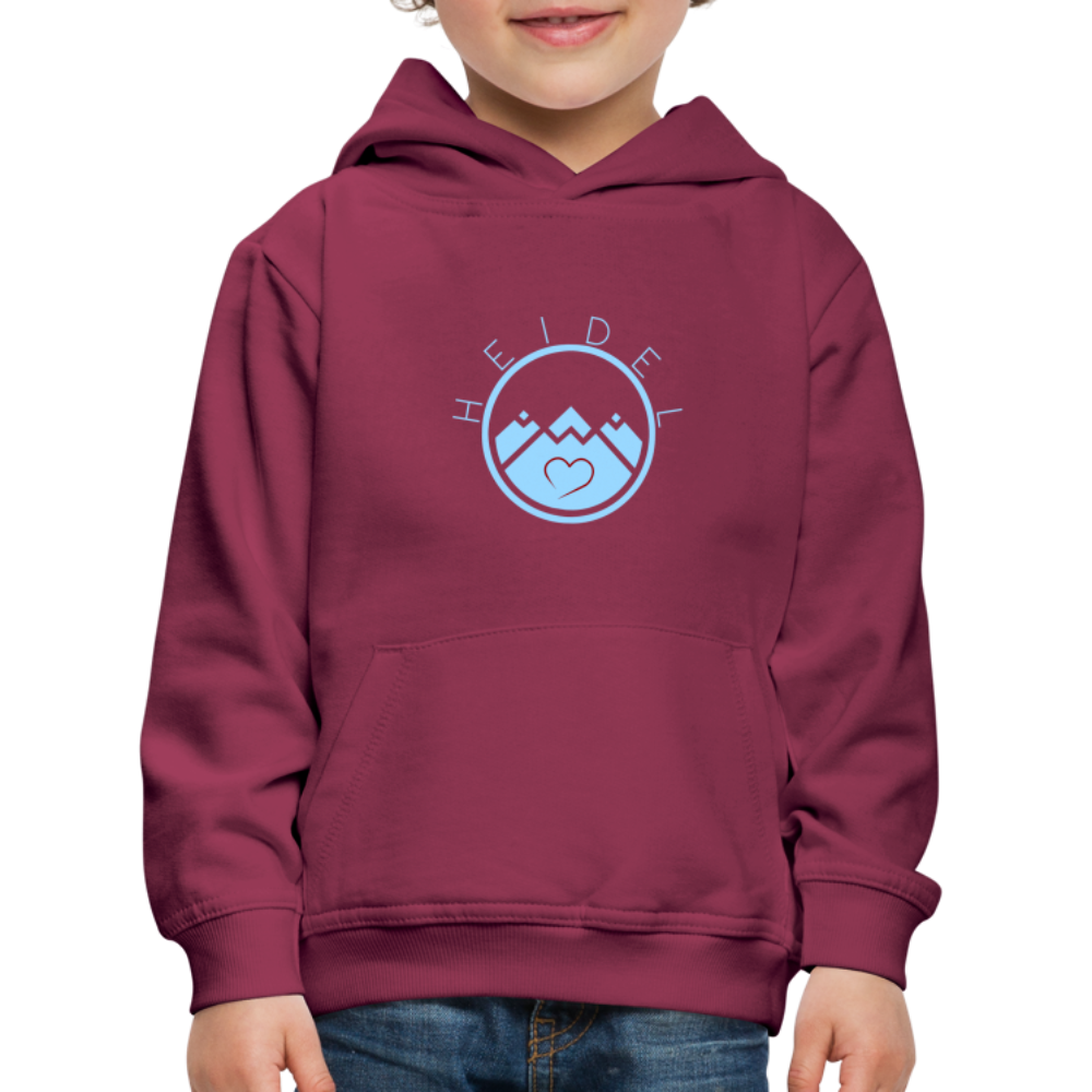 KINDER PREMIUM HOODIE - HEIDELSTORE DARK - Bordeaux