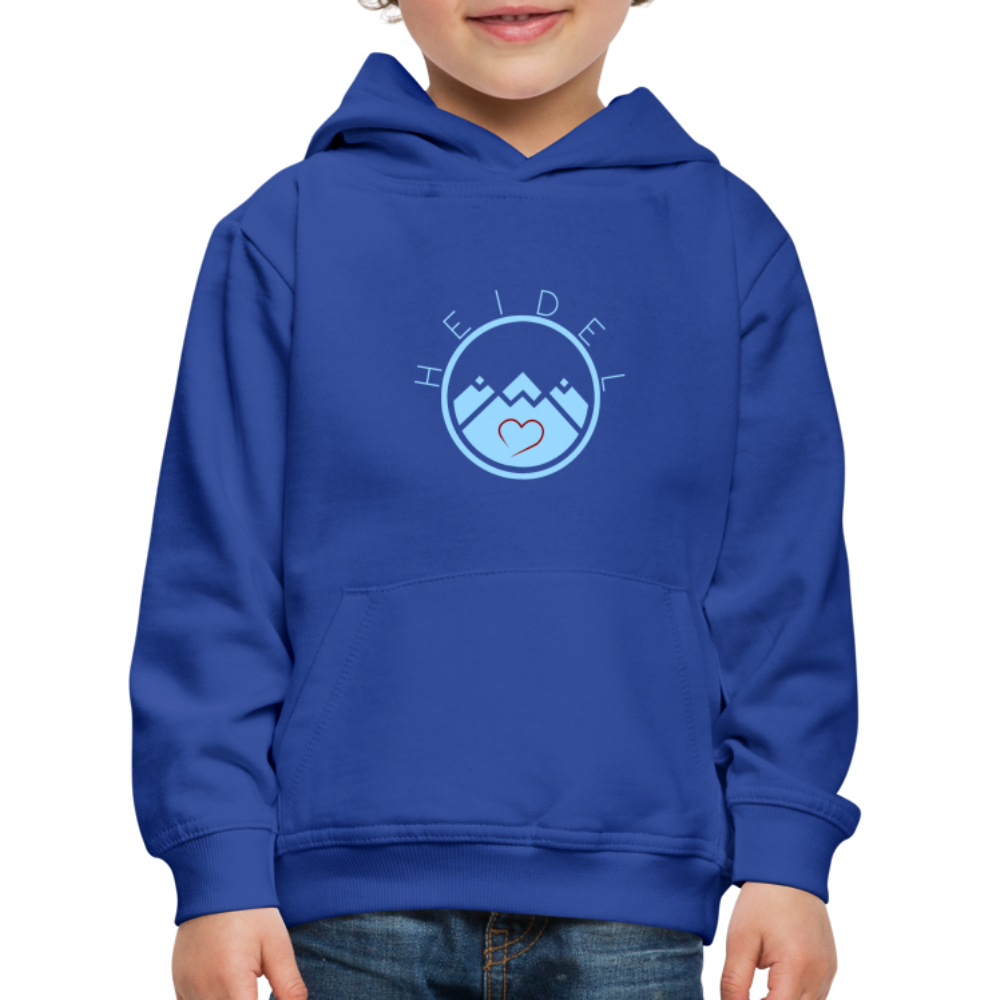 KINDER PREMIUM HOODIE - HEIDELSTORE DARK - Royalblau