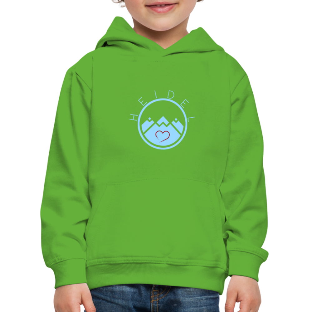 KINDER PREMIUM HOODIE - HEIDELSTORE DARK - Hellgrün