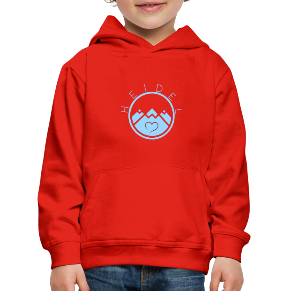 KINDER PREMIUM HOODIE - HEIDELSTORE DARK - Rot