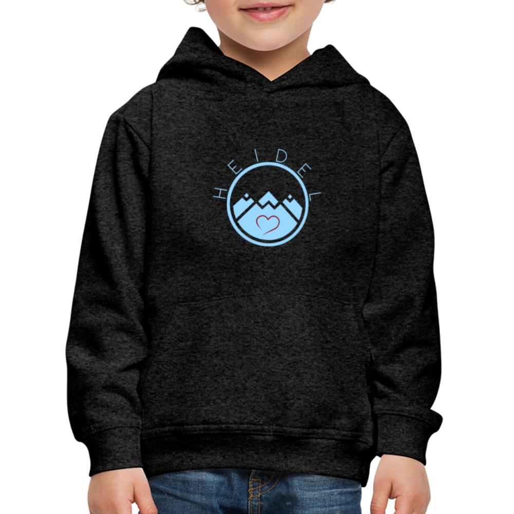 KINDER PREMIUM HOODIE - HEIDELSTORE DARK - Anthrazit