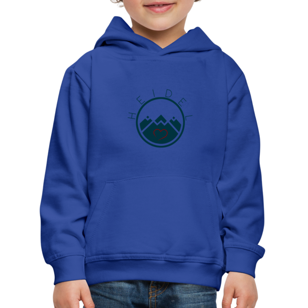 KINDER PREMIUM HOODIE - HEIDELSTORE TRANSPARENT - Royalblau