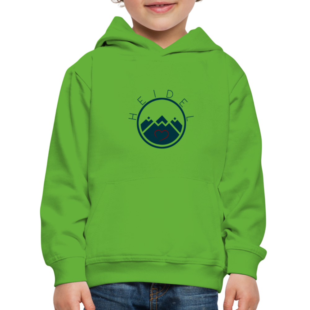 KINDER PREMIUM HOODIE - HEIDELSTORE TRANSPARENT - Hellgrün
