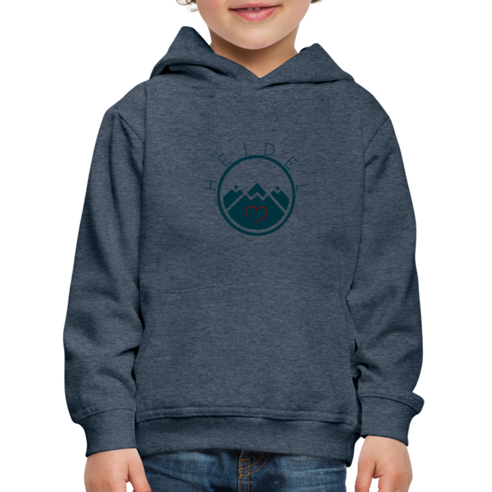 KINDER PREMIUM HOODIE - HEIDELSTORE TRANSPARENT - Jeansblau