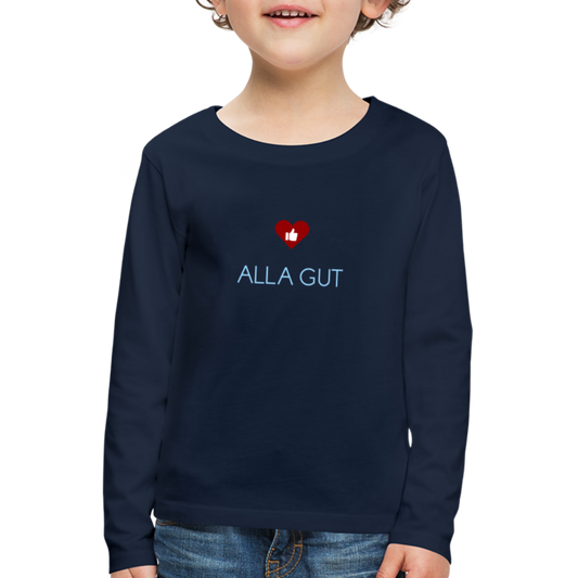 KINDER PREMIUM LANGARM SHIRT - ALLA GUT DARK - Navy