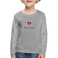 KINDER PREMIUM LANGARM SHIRT - ALLA GUT TRANSPARENT - Grau meliert