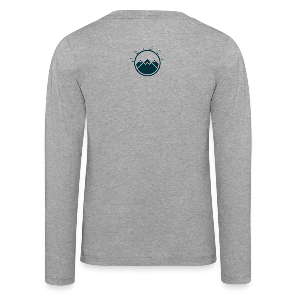 KINDER PREMIUM LANGARM SHIRT - ALLA GUT TRANSPARENT - Grau meliert