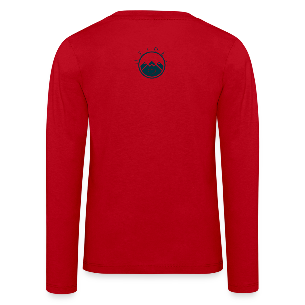 KINDER PREMIUM LANGARM SHIRT - ALLA GUT TRANSPARENT - Rot
