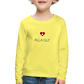 KINDER PREMIUM LANGARM SHIRT - ALLA GUT TRANSPARENT - Gelb
