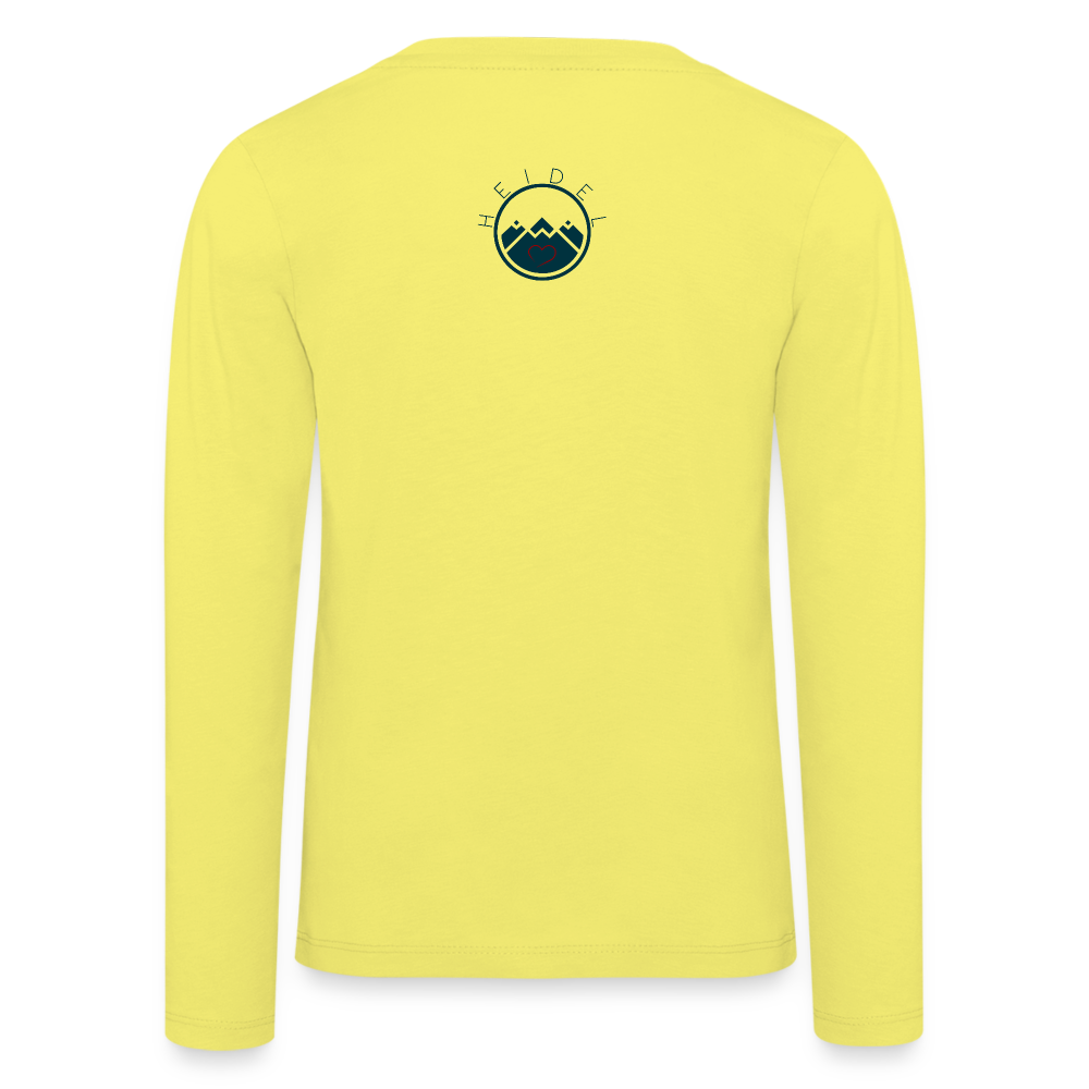KINDER PREMIUM LANGARM SHIRT - ALLA GUT TRANSPARENT - Gelb
