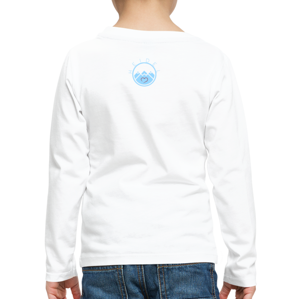 KINDER PREMIUM LANGARM SHIRT - ALLA HOPP DARK - Weiß