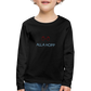 KINDER PREMIUM LANGARM SHIRT - ALLA HOPP DARK - Schwarz