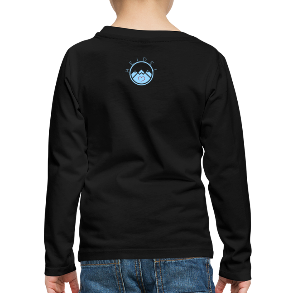 KINDER PREMIUM LANGARM-SHIRT - HEIDEL(BERG)ER DARK - Schwarz