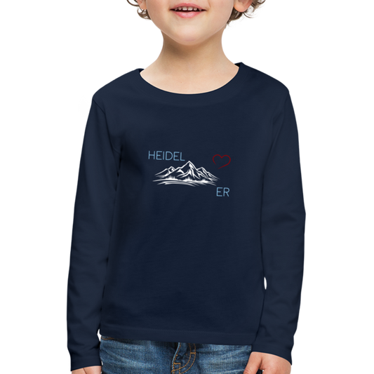 KINDER PREMIUM LANGARM-SHIRT - HEIDEL(BERG)ER DARK - Navy