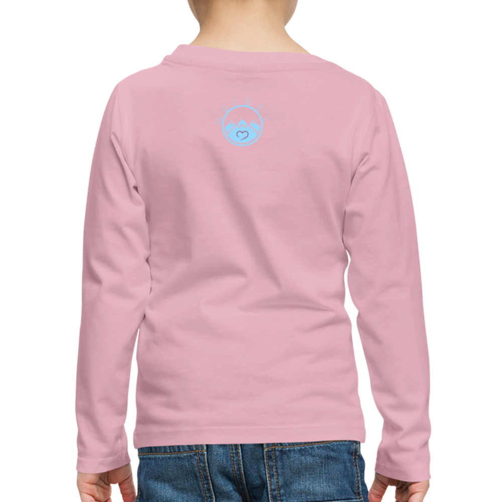 KINDER PREMIUM LANGARM-SHIRT - HEIDEL(BERG)ER DARK - Hellrosa