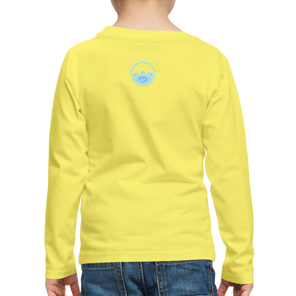 KINDER PREMIUM LANGARM-SHIRT - HEIDEL(BERG)ER DARK - Gelb