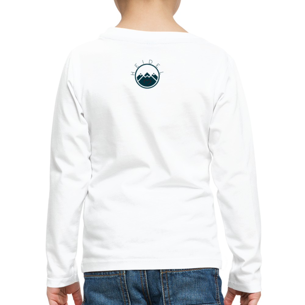 KINDER PREMIUM LANGARM-SHIRT - HEIDEL(BERG)ER TRANSPARENT - Weiß