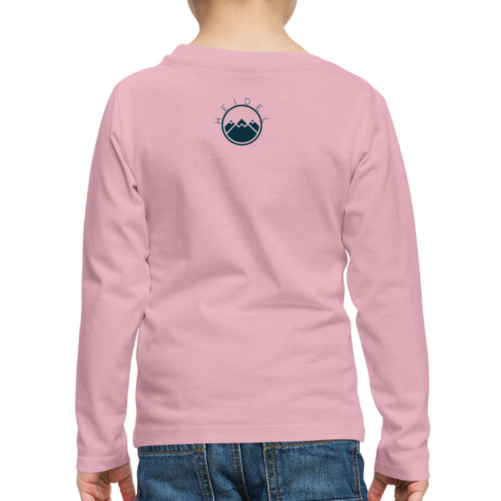 KINDER PREMIUM LANGARM-SHIRT - HEIDEL(BERG)ER TRANSPARENT - Hellrosa