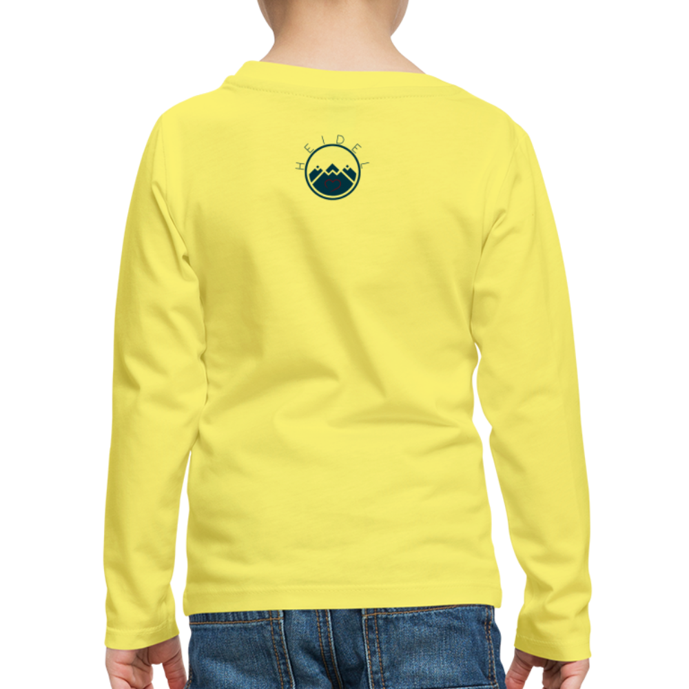 KINDER PREMIUM LANGARM-SHIRT - HEIDEL(BERG)ER TRANSPARENT - Gelb