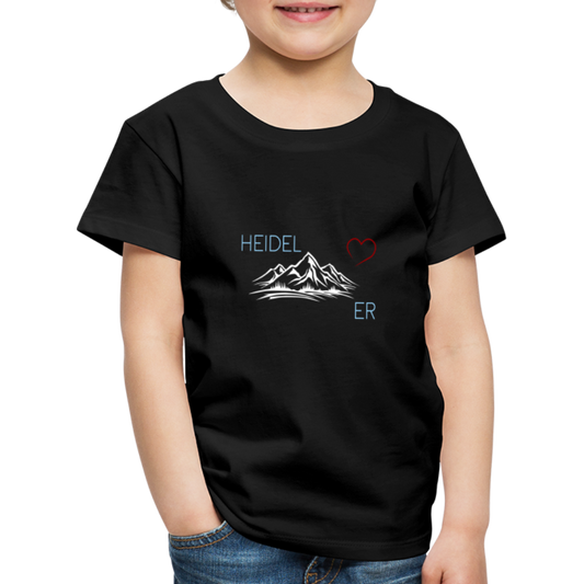 KINDER PREMIUM SHIRT - HEIDEL(BERG)ER DARK - Schwarz