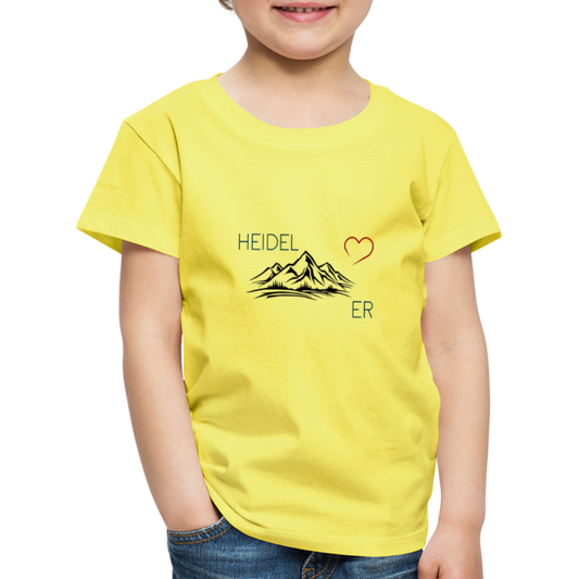 KINDER PREMIUM SHIRT - HEIDEL(BERG)ER TRANSPARENT - Gelb