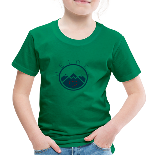 KINDER PREMIUM SHIRT - HEIDELSTORE TRANSPARENT - Kelly Green