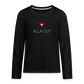 TEENAGER PREMIUM LANGARM SHIRT - ALLA GUT DARK - Schwarz