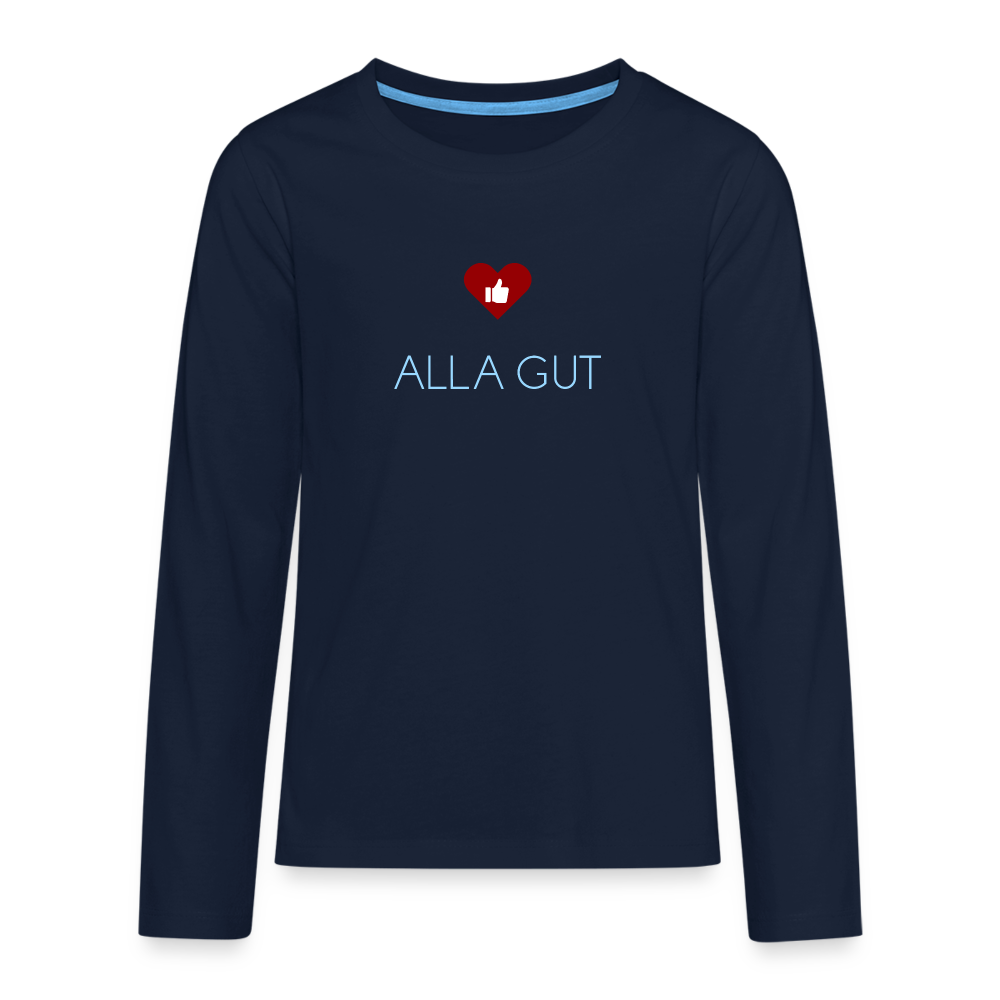TEENAGER PREMIUM LANGARM SHIRT - ALLA GUT DARK - Navy