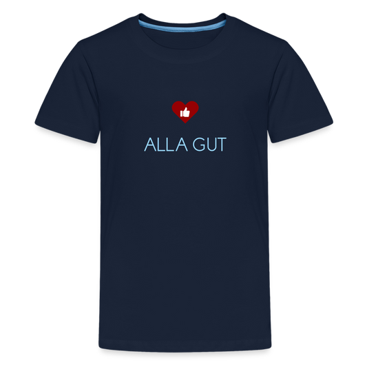 TEENAGER PREMIUM SHIRT - ALLA GUT DARK - Navy