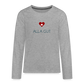TEENAGER PREMIUM LANGARM SHIRT - ALLA GUT TRANSPARENT - Grau meliert