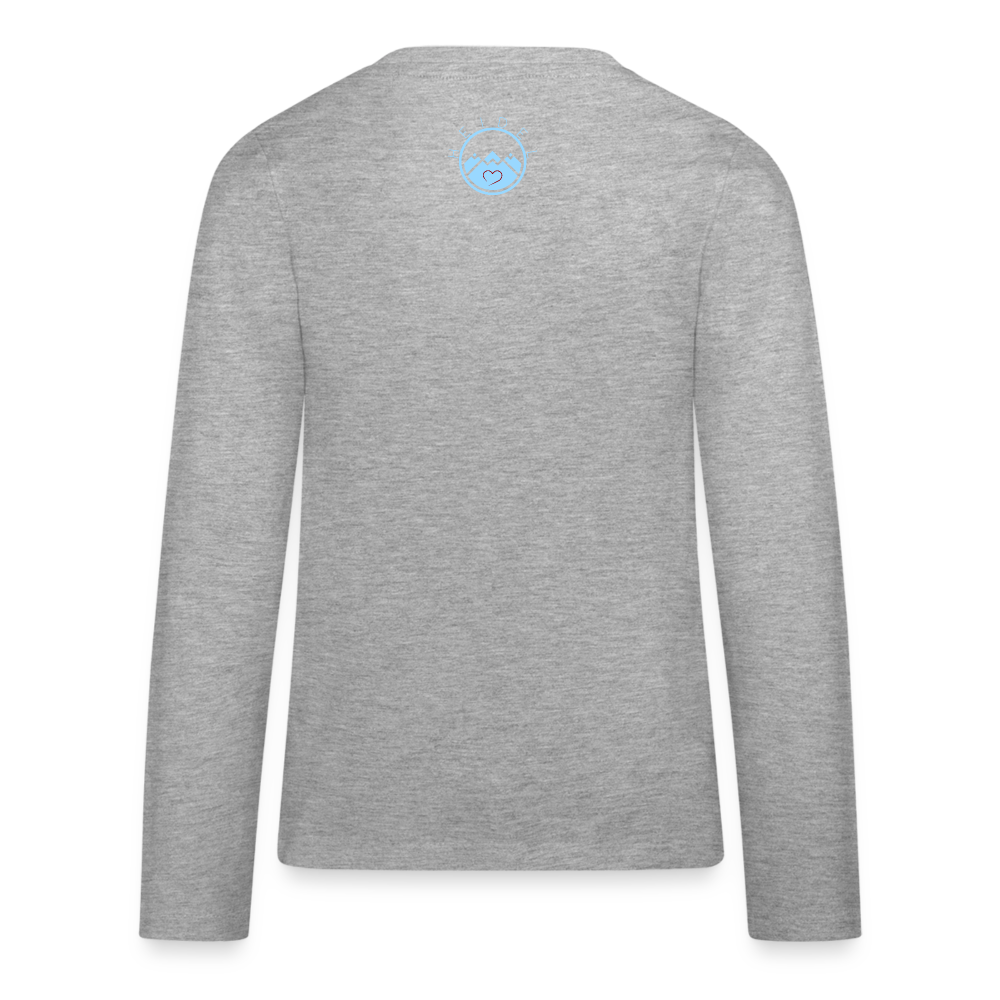 TEENAGER PREMIUM LANGARM SHIRT - ALLA HOPP DARK - Grau meliert