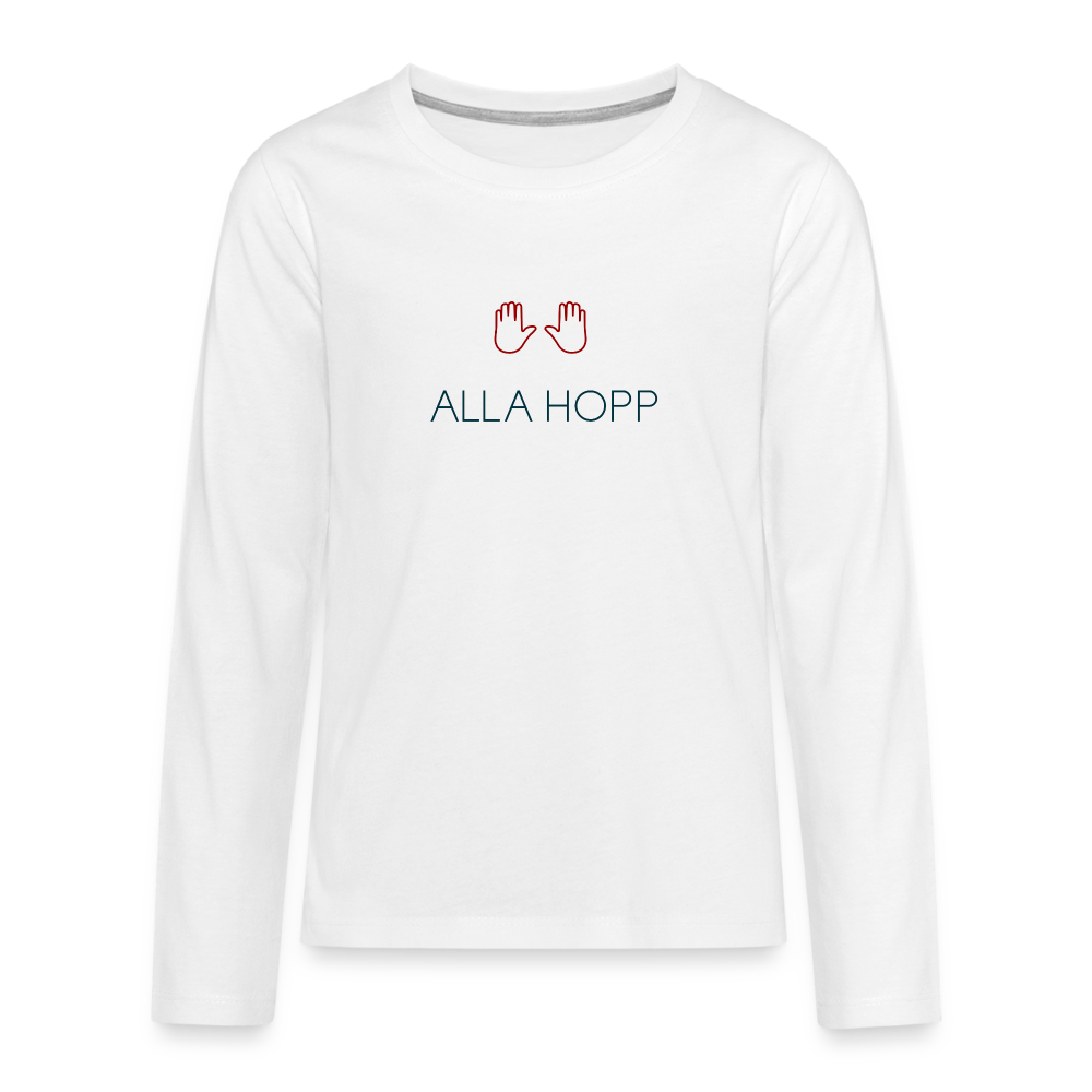 TEENAGER PREMIUM LANGARM SHIRT - ALLA HOPP TRANSPARENT - Weiß
