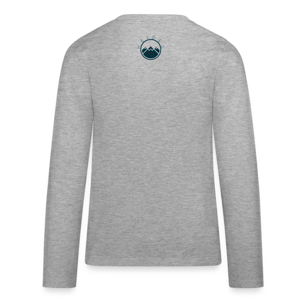 TEENAGER PREMIUM LANGARM SHIRT - ALLA HOPP TRANSPARENT - Grau meliert