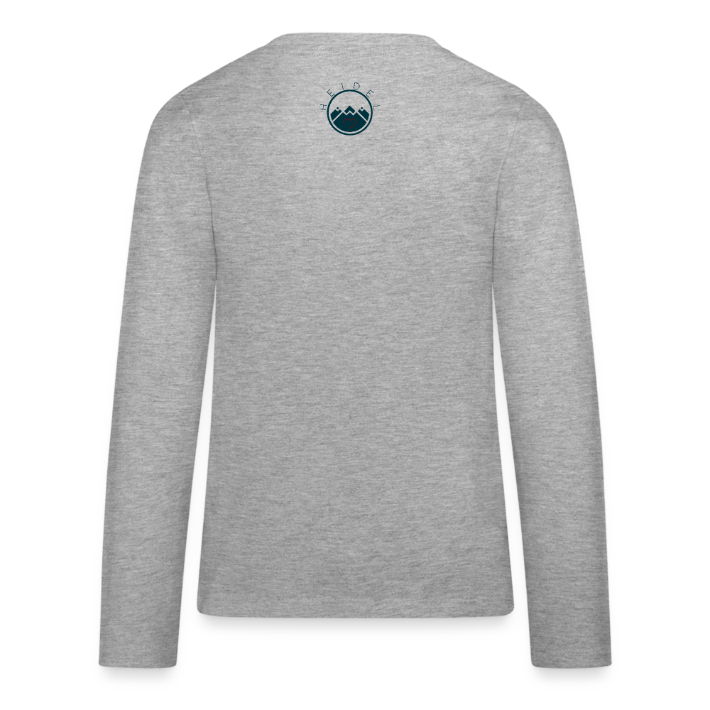 TEENAGER PREMIUM LANGARM-SHIRT - HEIDEL(BERG)ER TRANSPARENT - Grau meliert