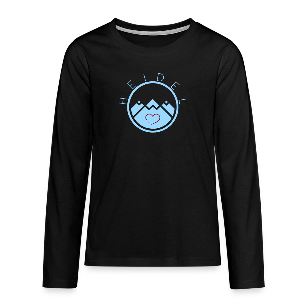 TEENAGER PREMIUM LANGARM-SHIRT - HEIDELSTORE DARK - Schwarz