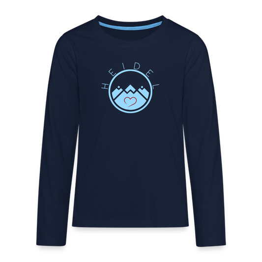 TEENAGER PREMIUM LANGARM-SHIRT - HEIDELSTORE DARK - Navy
