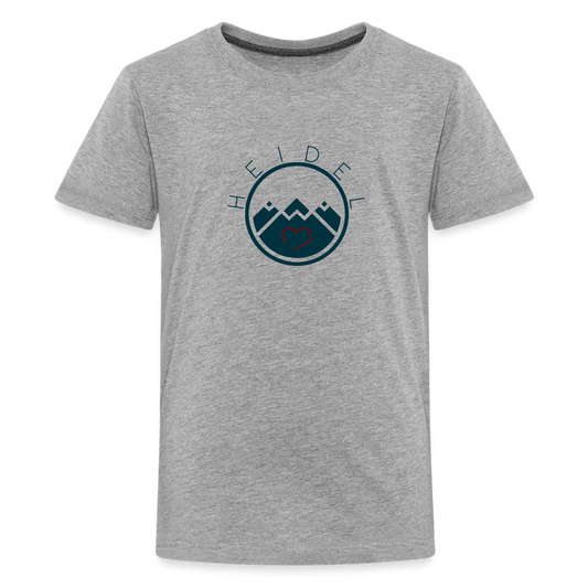 TEENAGER PREMIUM SHIRT - HEIDELSTORE TRANSPARENT - Grau meliert